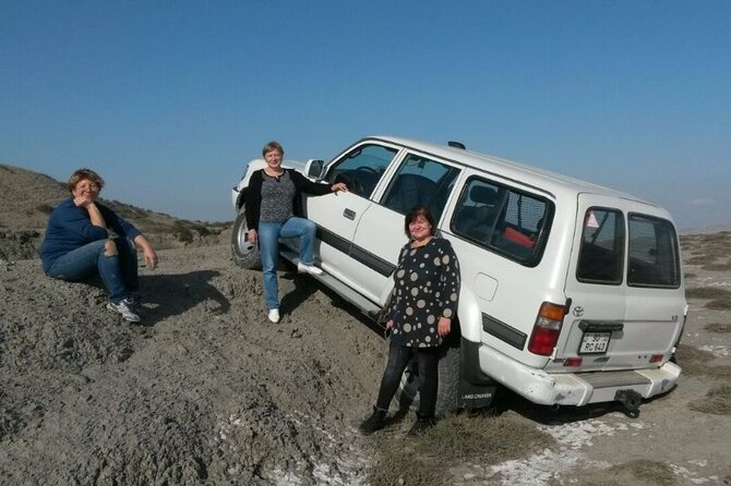 4x4 Jeep Tour - Secrets of Gobustan and Mud Volcanoes - Kichik Dash reserve and the jeep climb to about 176 m