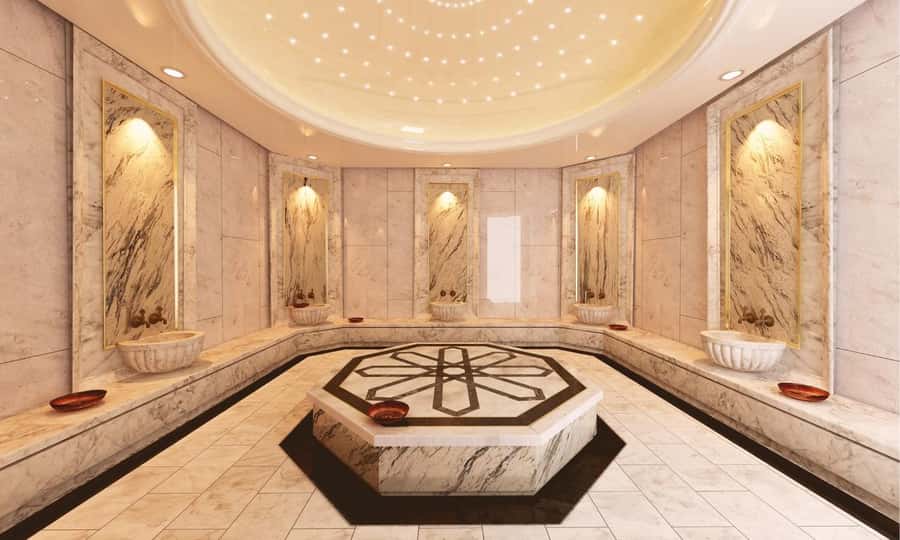 Azerbaijan Finnish Turkish RussianBath All in One Experience - Stop 3: Historic Azerbaijani Bath Elements With Finnish and Wood-Fired Heat