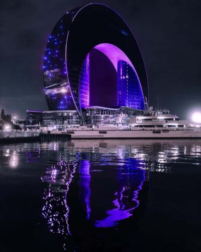 Caspian Sea Boat Tour with City Skyline Views