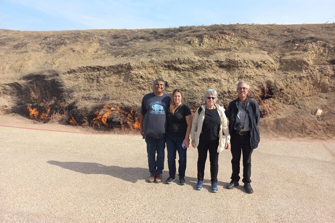Baku Gobustan and Absheron guided tour + Free Airport Transfer - Mud volcanoes and the empty bottle tip that locals use