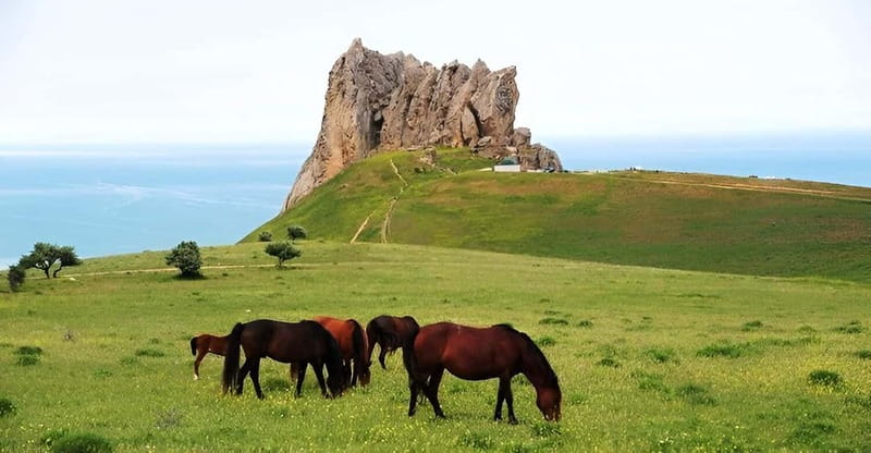 Baku:Guba,Shahdag and Candy Cane Mountain Lunch included - Candy Cane Mountains: quick walking, big color payoff