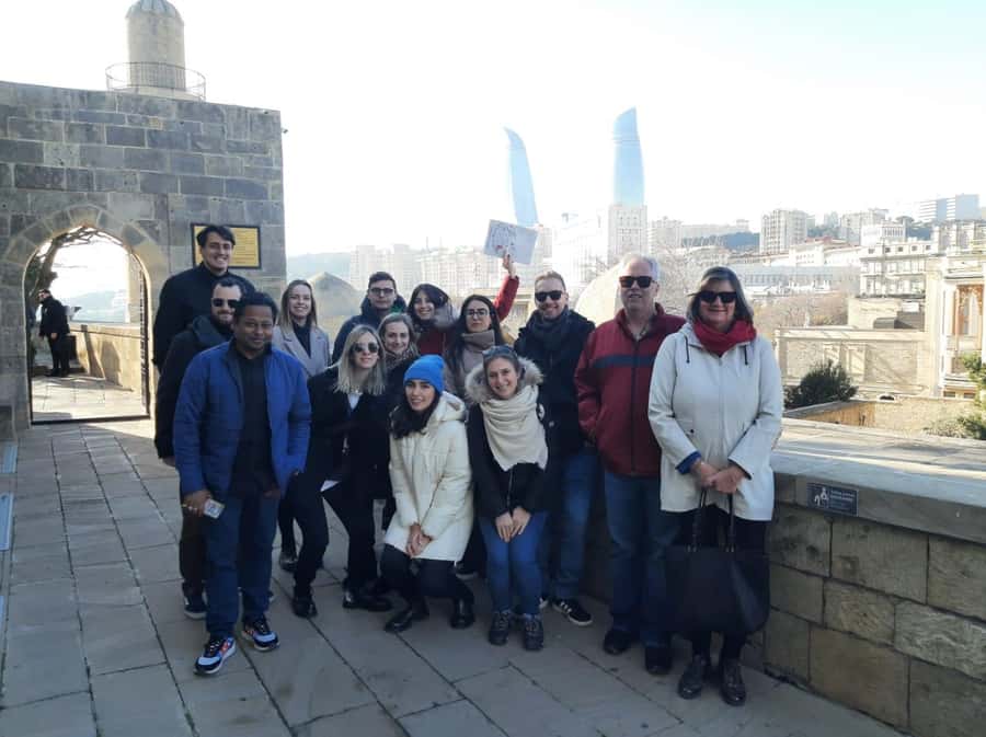 Baku: Historic and Modern Baku Tour ( Day & NIght Tour) - Funicular and Upland Park: the skyline moment you came for