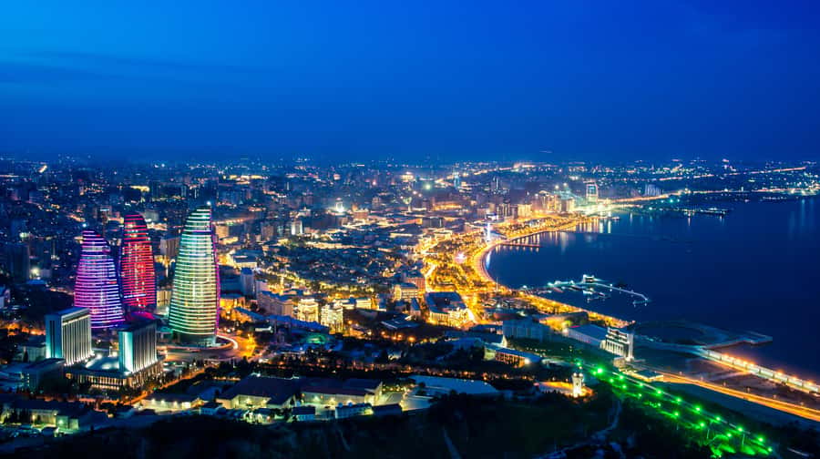 Baku Historical and modern tour in 2-3 hours+FREE Night tour - Miniature Book Museum: small scale, big impact in 20 minutes