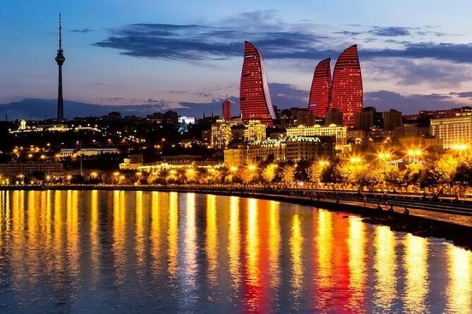 Baku Night Panoramic tour - Baku Eye on the route: a quick look at the seaside ferris wheel