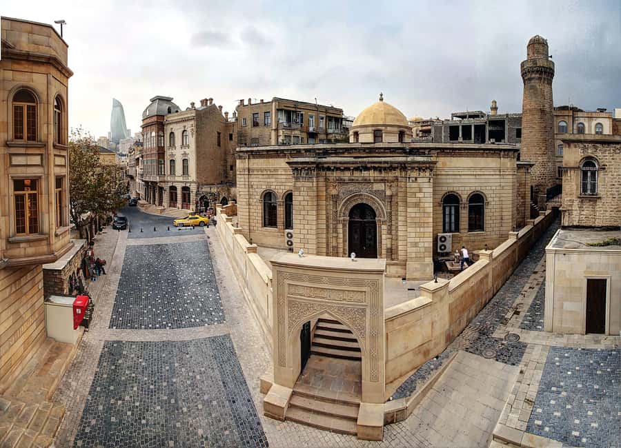Baku: Stunning Walking Tour of Historical and Modern City - Highland Park and Flame Towers: where Baku makes sense from above