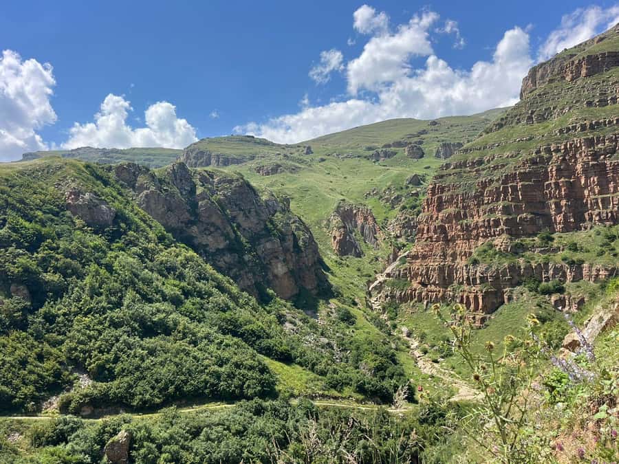 From Baku: Guba and Khinaliq Trip with Homemade Lunch - Tengealti and the canyon road views you earn