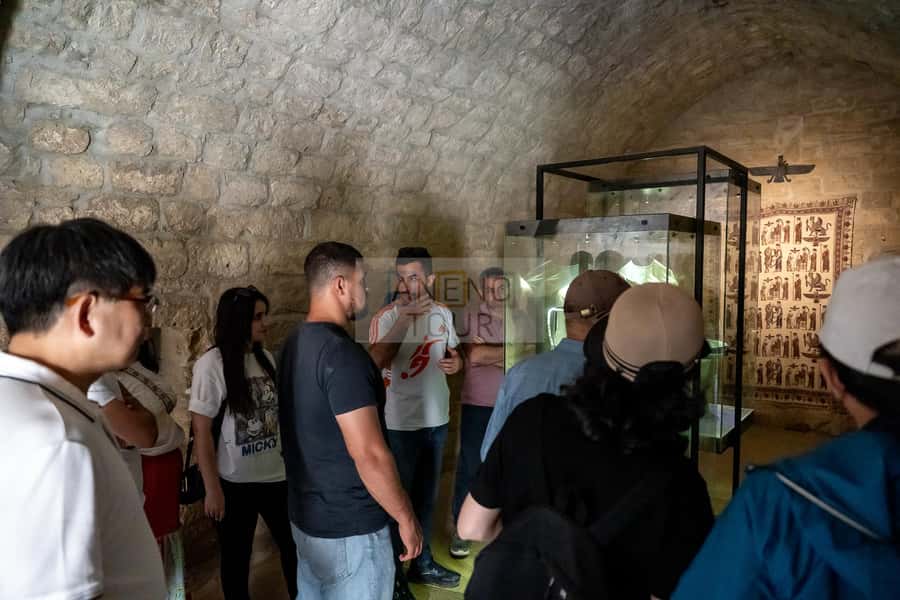 From Bakü: Sightseeing - Ateshgah - Yanardag - Gobustan - Gobustan Rock Art and the 3D Bio Museum