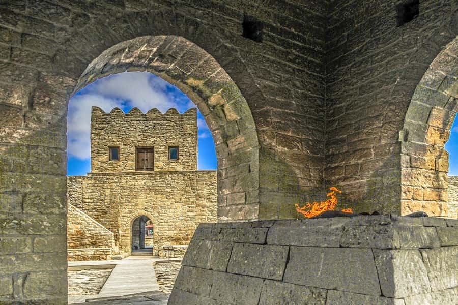 From Baku: Yanar Dag, Gobustan and Absheron Day Trip - Ateshgah Fire Temple: when natural gas becomes a site of worship