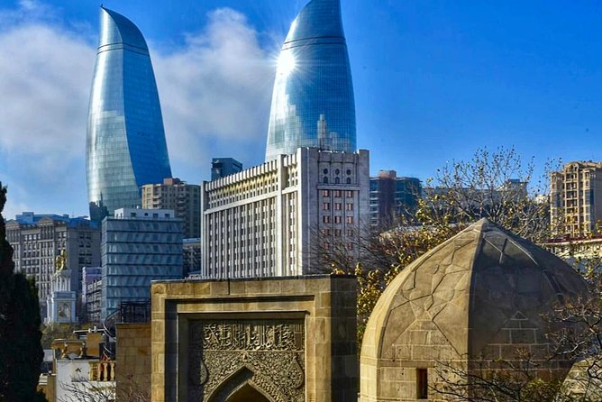 Full-Day Baku City Tour - Carpet Museum: a folded-carpet building packed with centuries