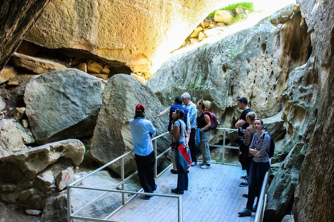 Gobustan and Mud volcanoes PRIVATE TOUR - Gobustan rocks outdoors: seeing petroglyphs where they were made