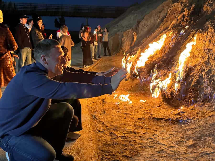 Gobustan & Mud, Fire Temple, Burning Mountain, H.A. Center - Ateshgah Fire Temple: where fire becomes story