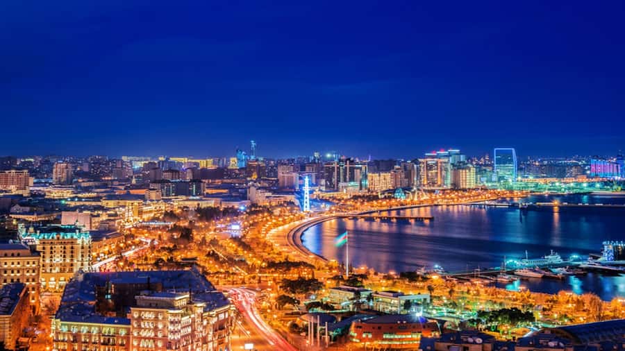 Incredible Baku Nights Panoramic Tour - Haydar Aliyev Center and that Baku sign moment