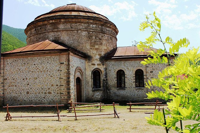 Independent multi-day Azerbaijan Tour - Day 2 in detail: Sheki Palace, caravan stops, and Kish Church
